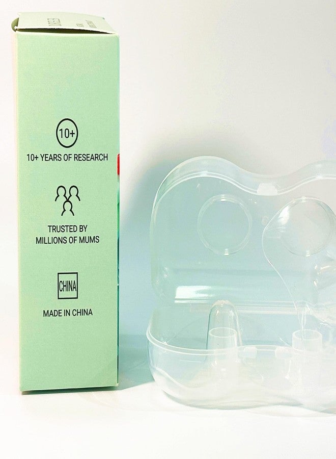 Durceler 2 Piece Nipple Shields for Breastfeeding, Contact Nipple Shields for Breastfeeding, Accessories Made by Durceler, Include Carry Case, BPA Free, 2PCS - Image 2